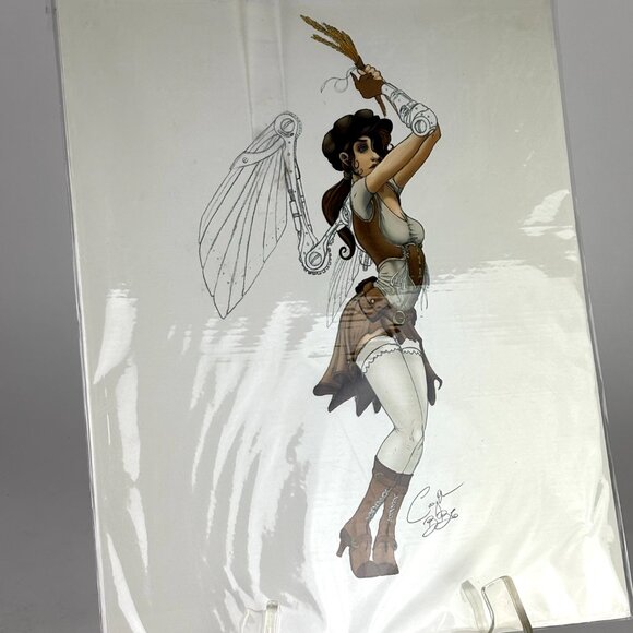 Steampunk Virgo Angel Zodiac Art Print – Brose Brothers Productions 2014 - Picture 3 of 6